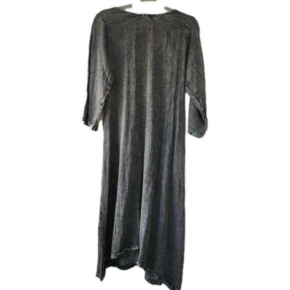 Shoreline Wear Embroidered Kimono Duster Pop Over S Boho Peasant Festival NWT - Picture 11 of 11